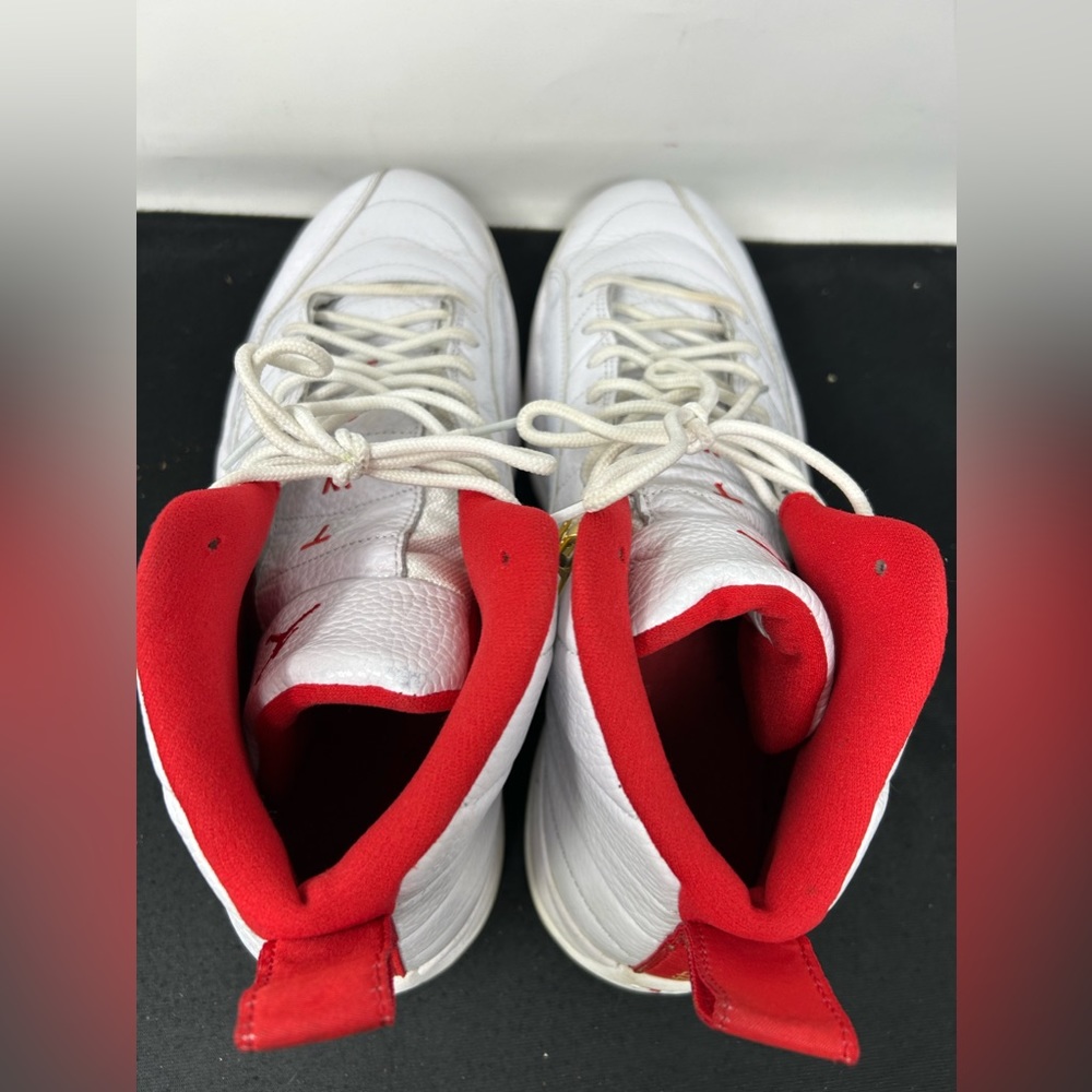 Jordan 12 Retro FIBA 2019 Size 13 Red White sneakers - Picture 4 of 6
